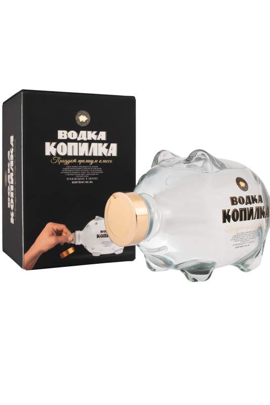 VODKA PIGGY BANK 40%