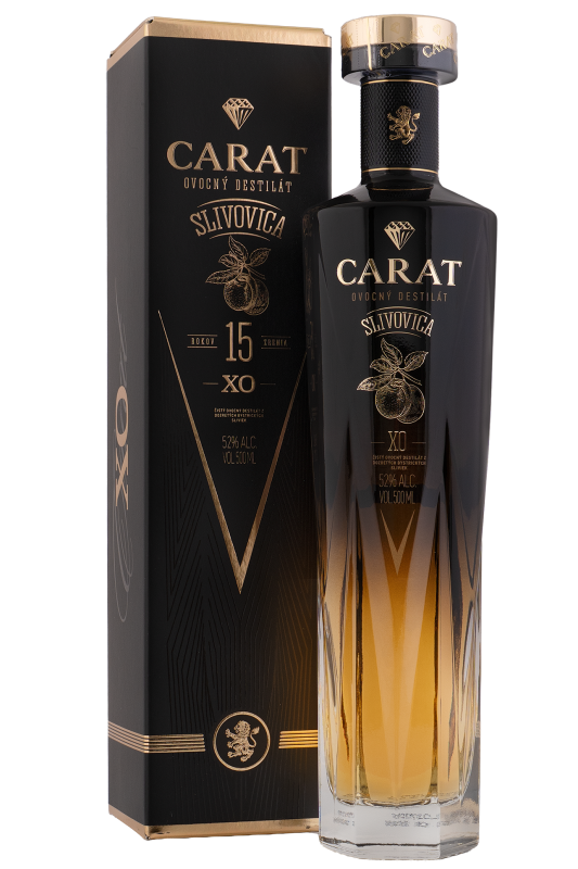 CARAT SLIVOVICA XO 52% Z DUBOVÉHO SUDU